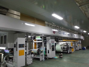 PLC控制連線剝離復(fù)合機