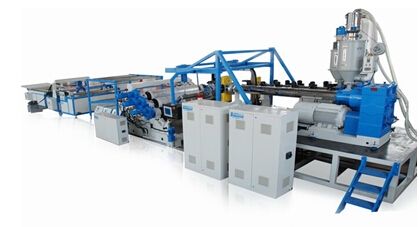 單層塑料片材擠出生產線